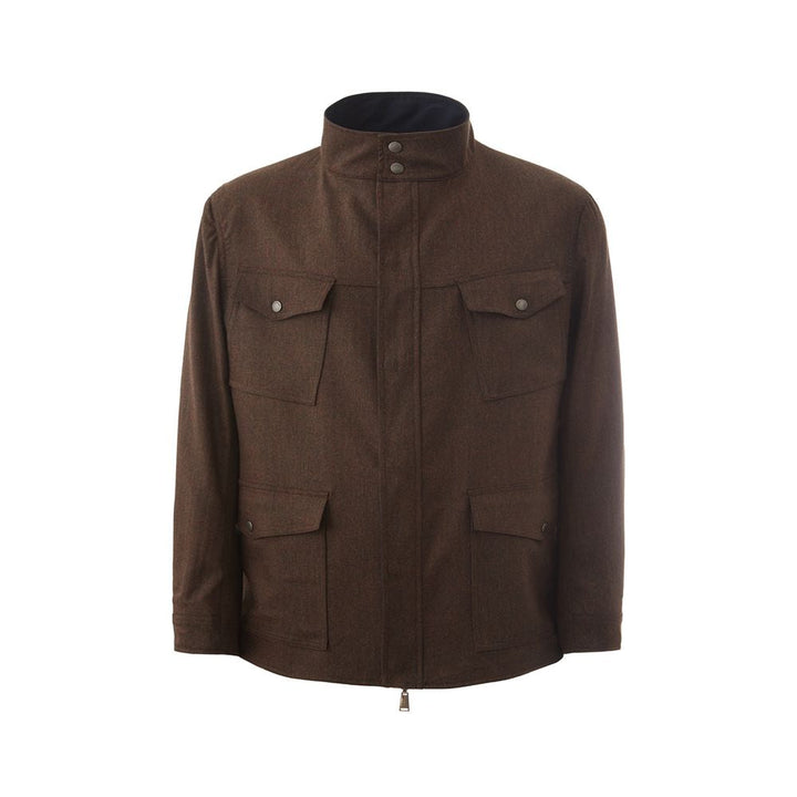Men’s Lardini Blue Wool Coat