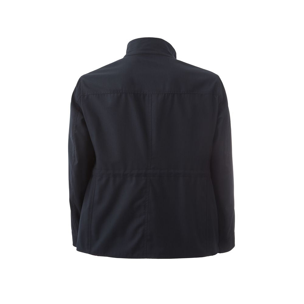 Men’s Lardini Blue Wool Coat