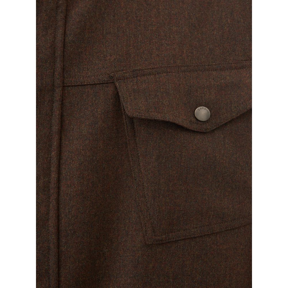 Men’s Lardini Blue Wool Coat