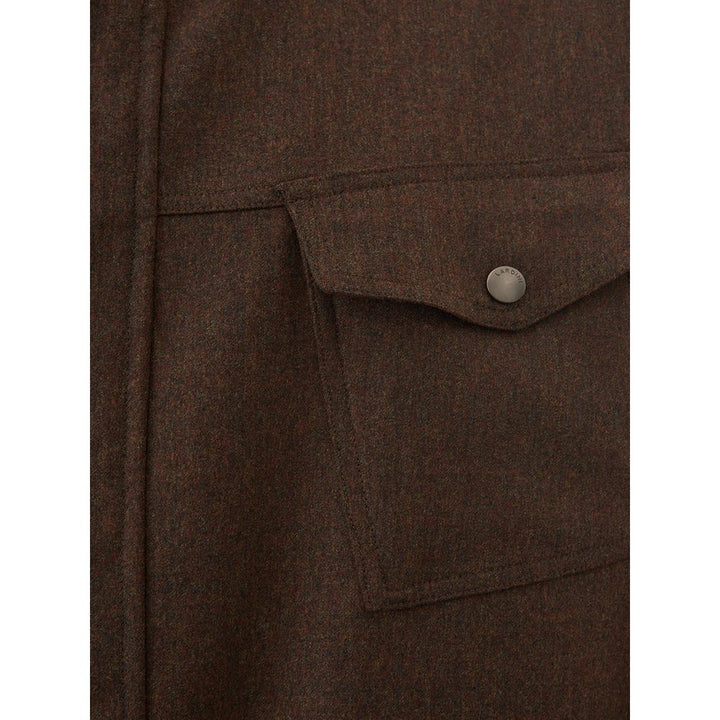 Men’s Lardini Blue Wool Coat