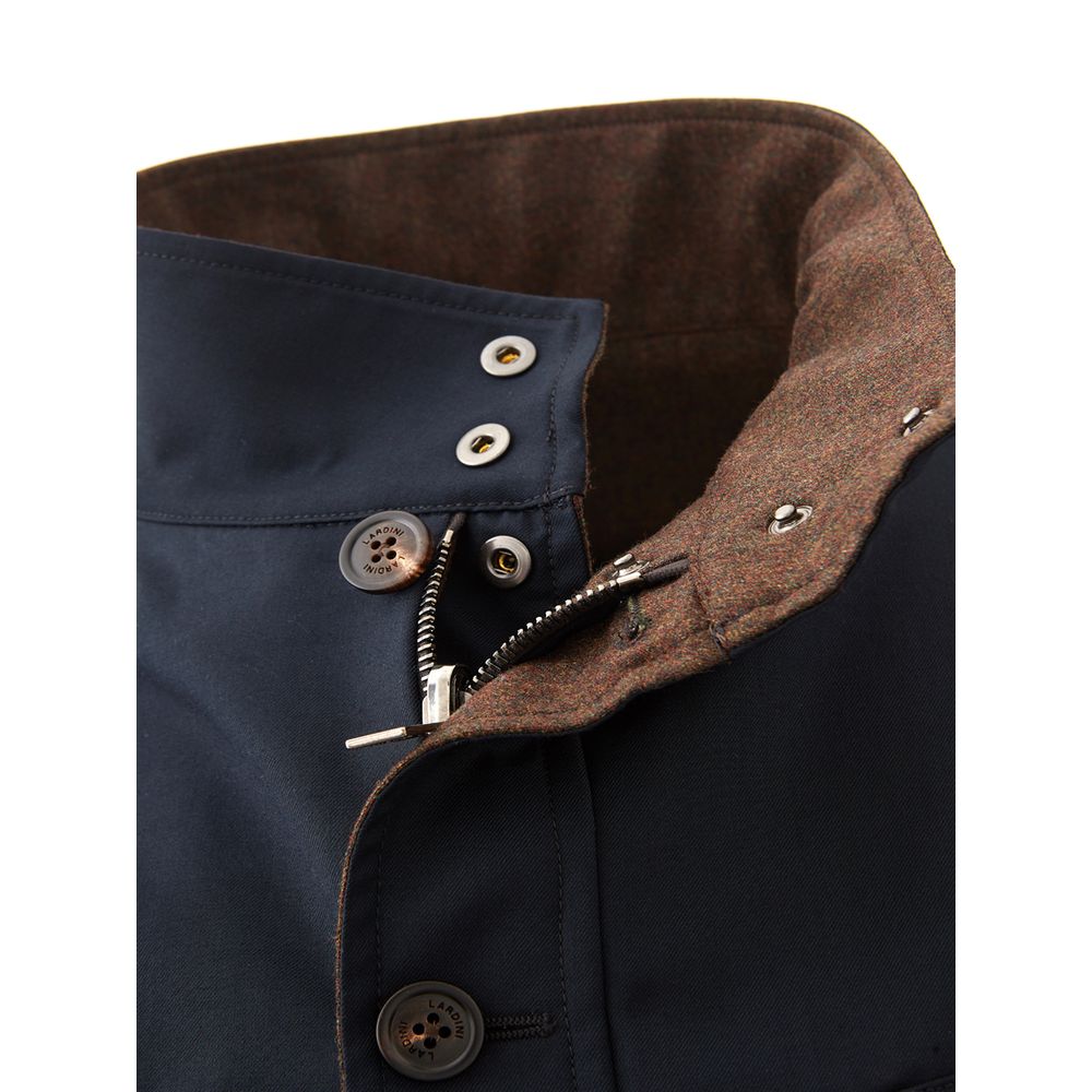 Men’s Lardini Blue Wool Coat