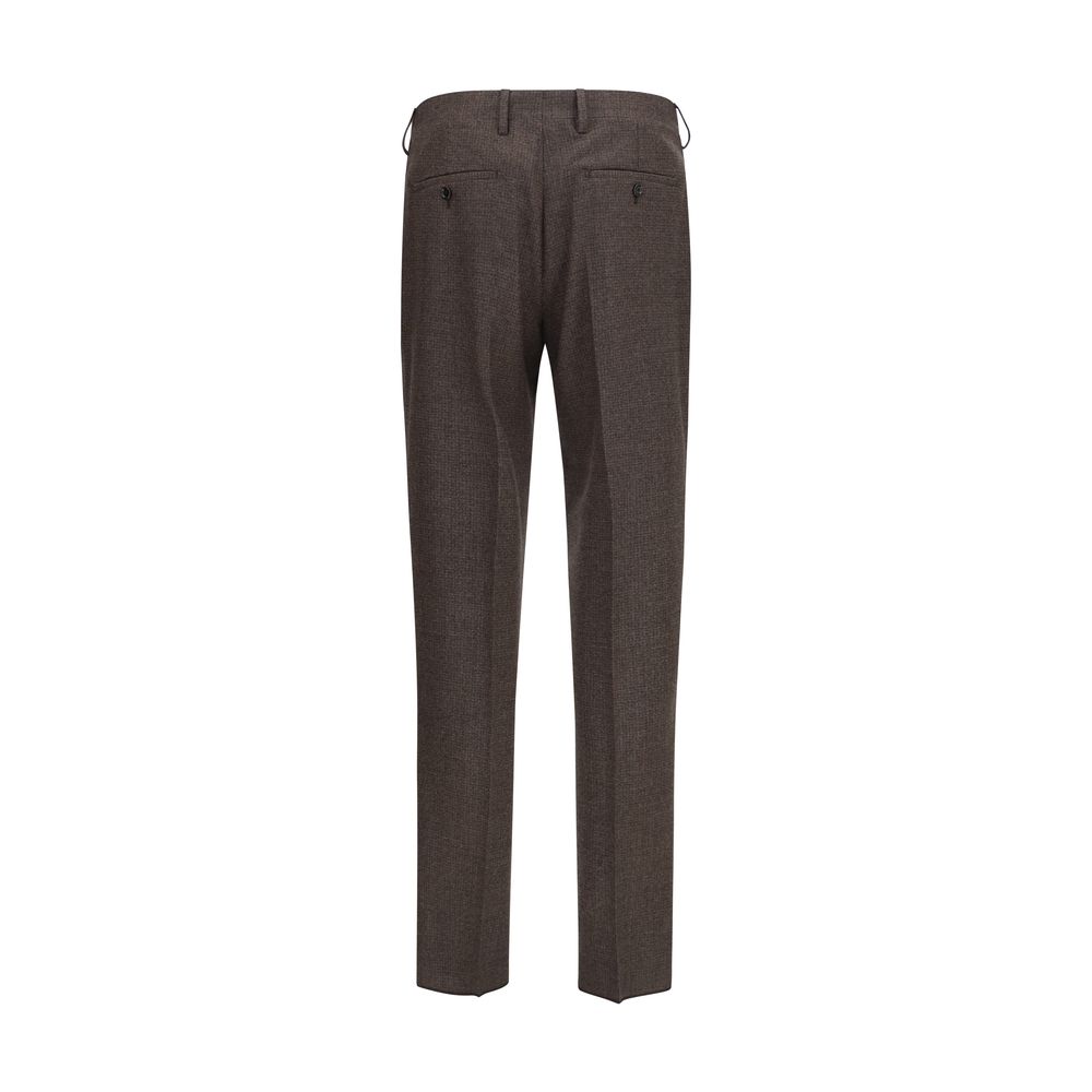 Men’s Lardini Brown Viscose Dress Pants