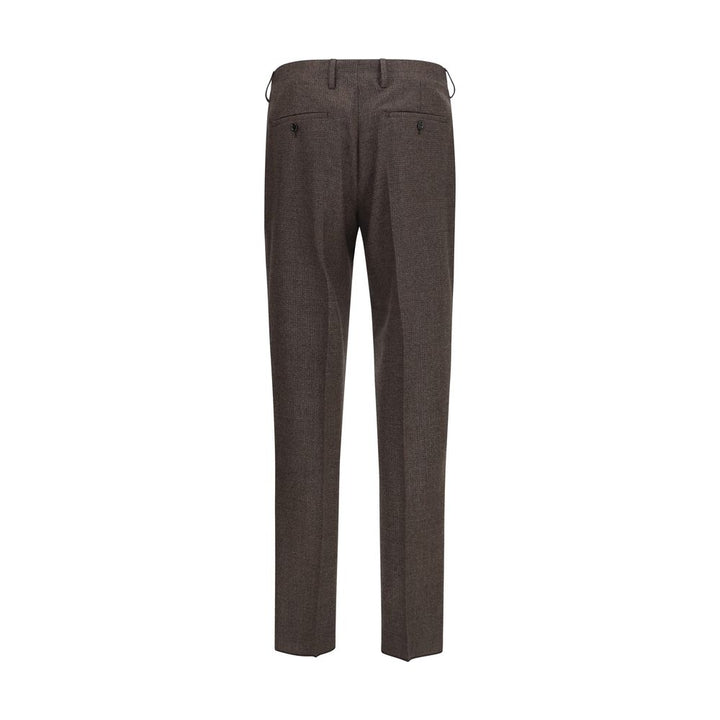 Men’s Lardini Brown Viscose Dress Pants