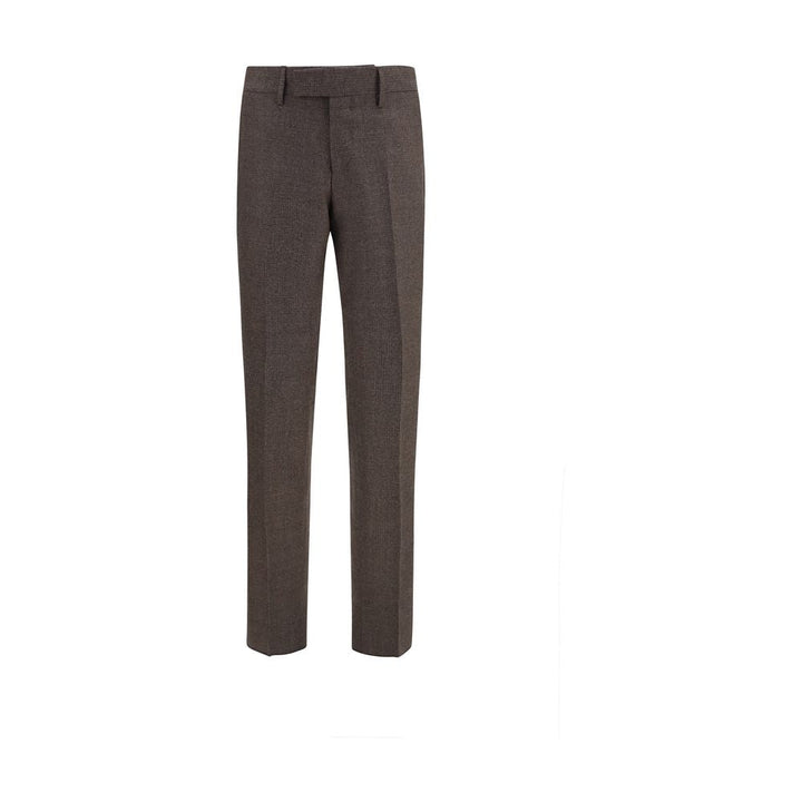 Men’s Lardini Brown Viscose Dress Pants