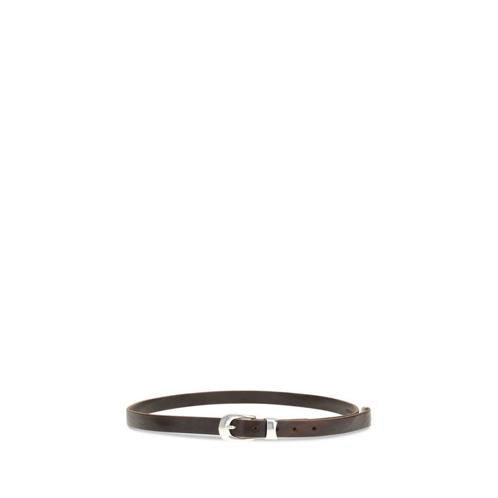 Our Legacy Brown Calf Leather Bos Taurus Regular Belt