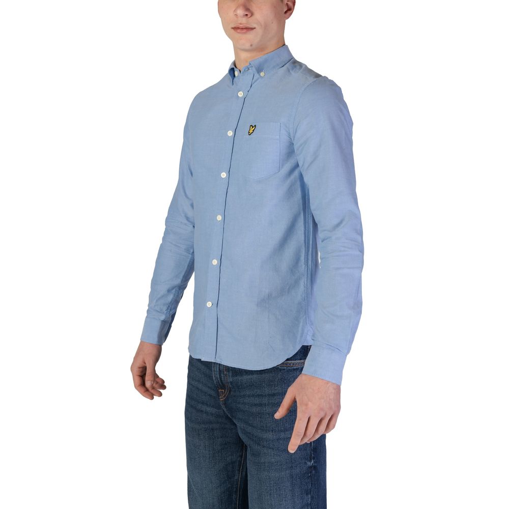 Lyle &amp; Scott Blue Organic Cotton Dress Shirt
