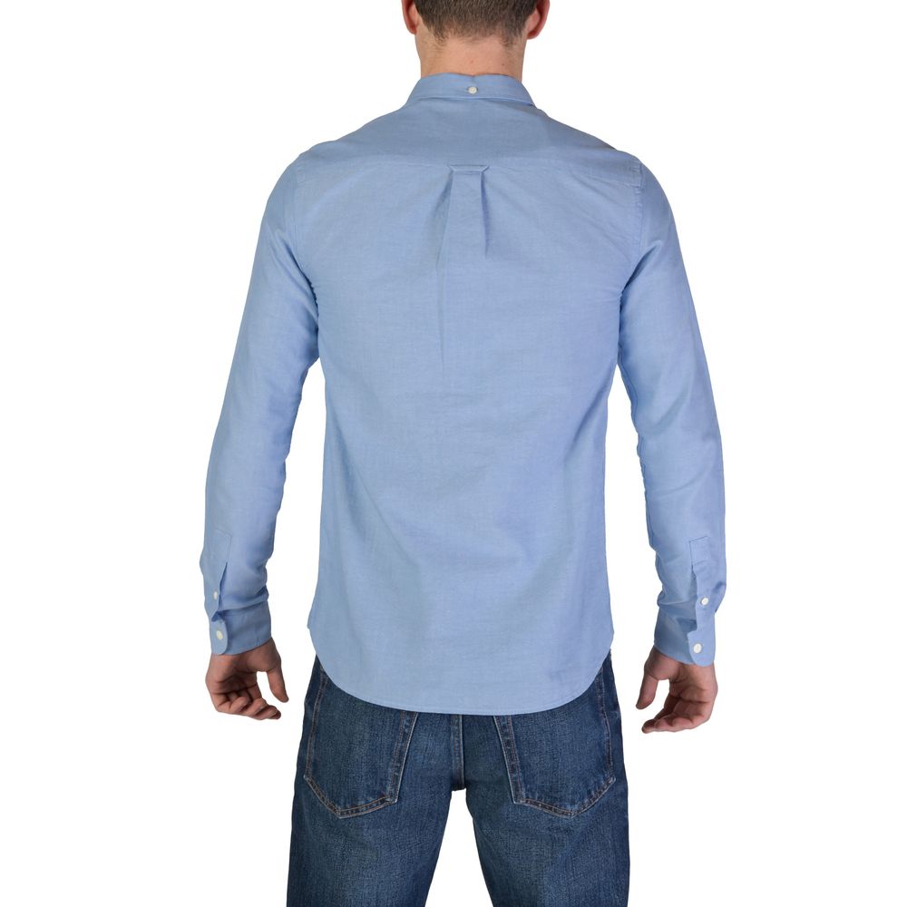 Lyle &amp; Scott Blue Organic Cotton Dress Shirt