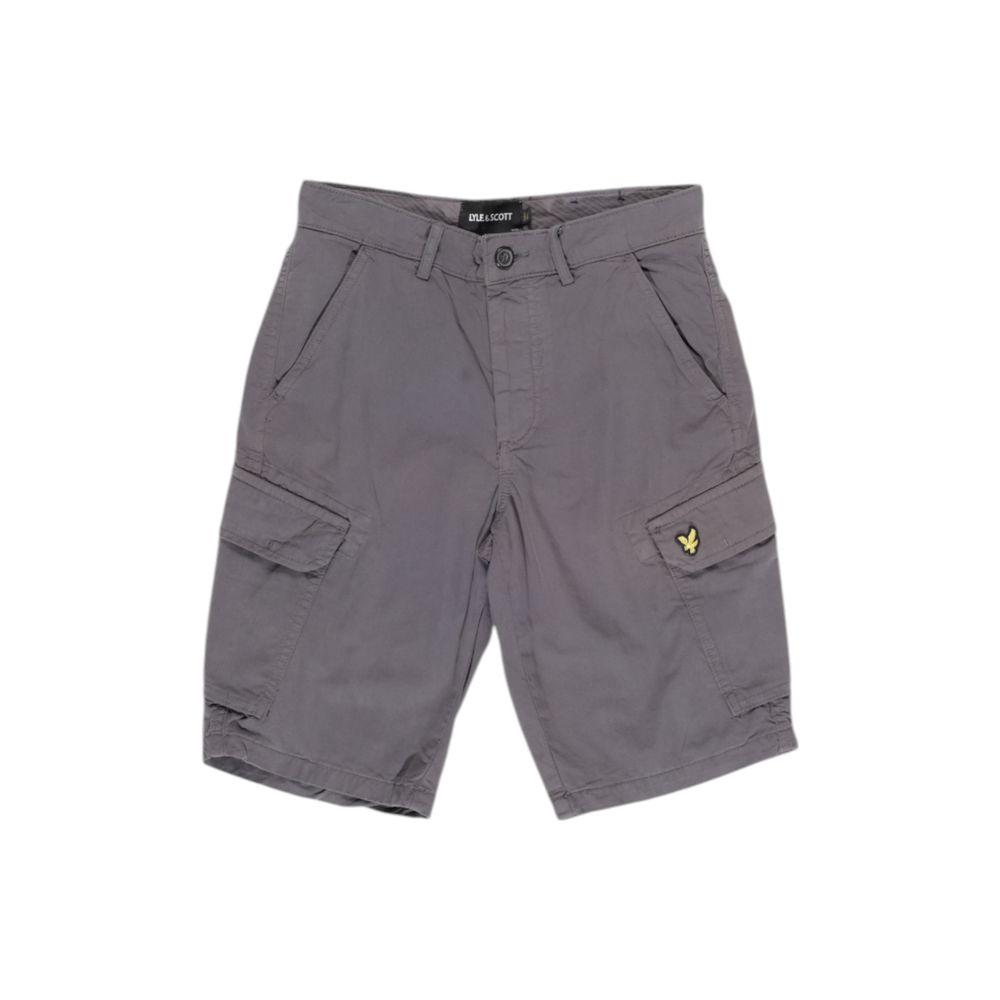 Men’s Lyle &amp; Scott Gray Cotton Bermuda Shorts