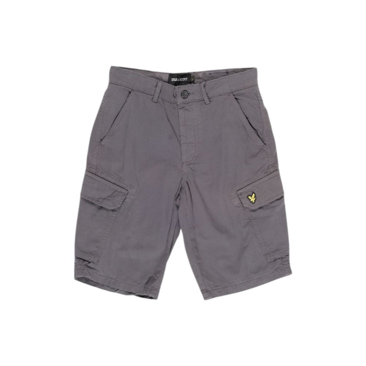 Men’s Lyle &amp; Scott Gray Cotton Bermuda Shorts