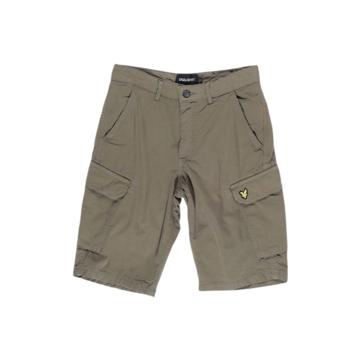 Lyle &amp; Scott Green Cotton Bermuda Shorts