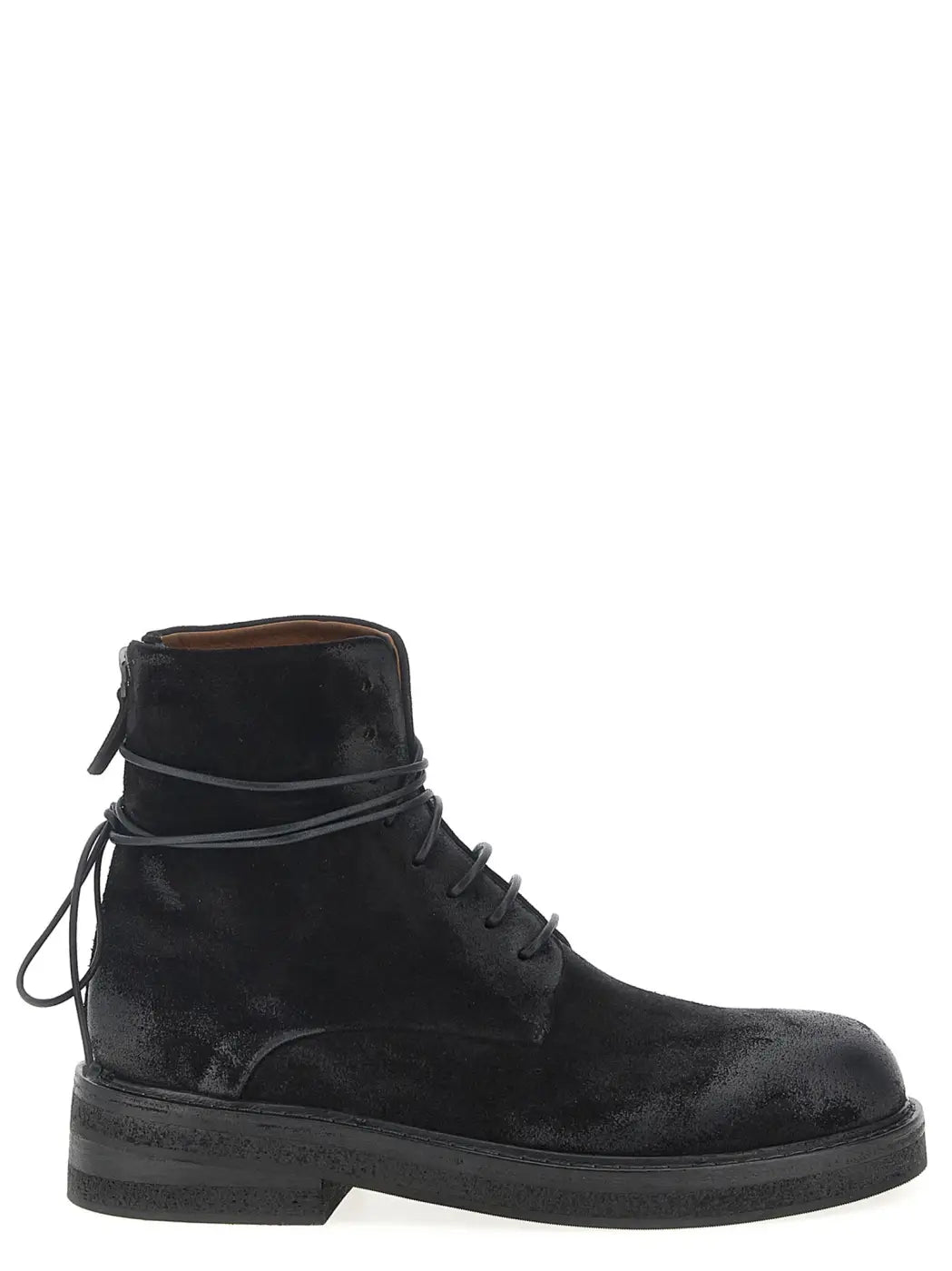 Men’s Marsell Black Cotton Chelsea Boots