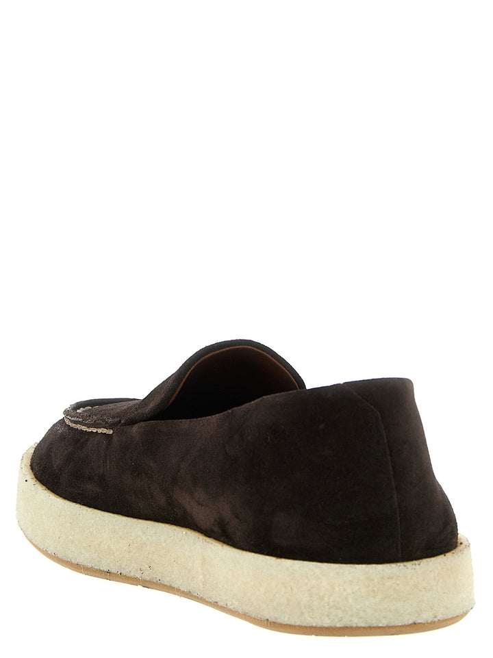 Men’s Marsell Brown Leather Slip-on Loafers