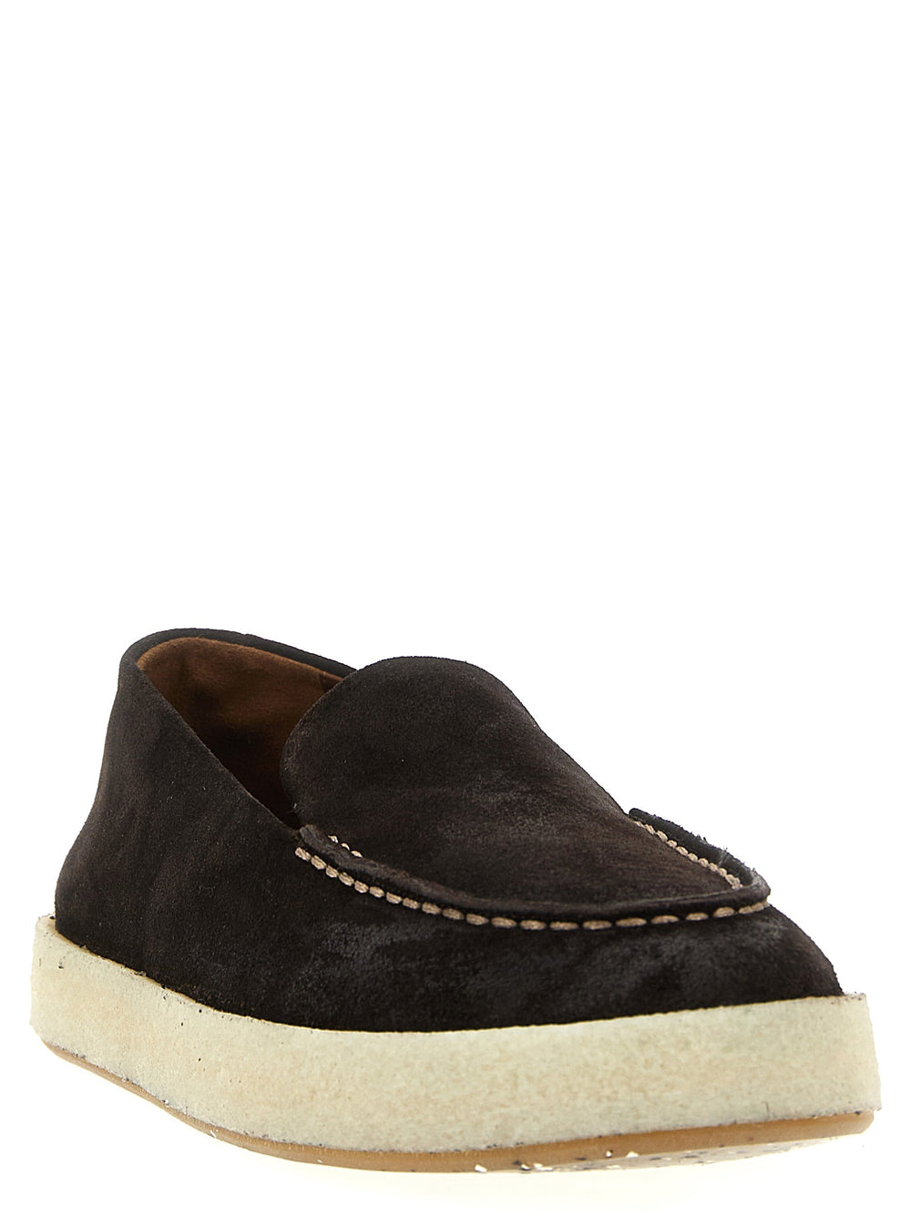 Men’s Marsell Brown Leather Slip-on Loafers