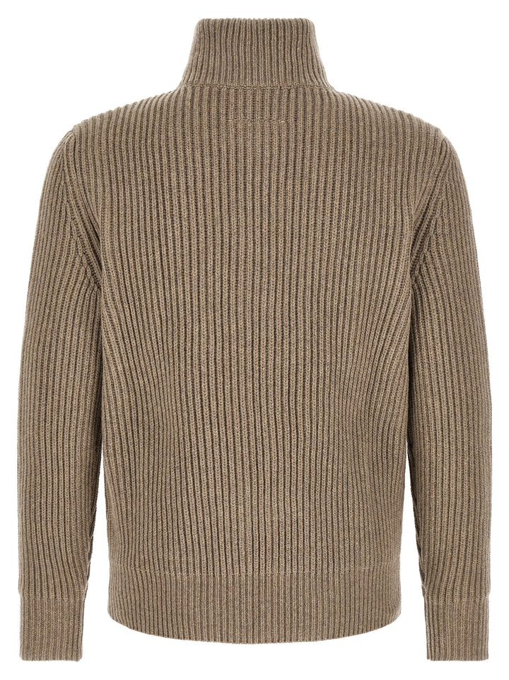 Men’s Mm6 Maison Margiela Beige Wool Full-length Jacket