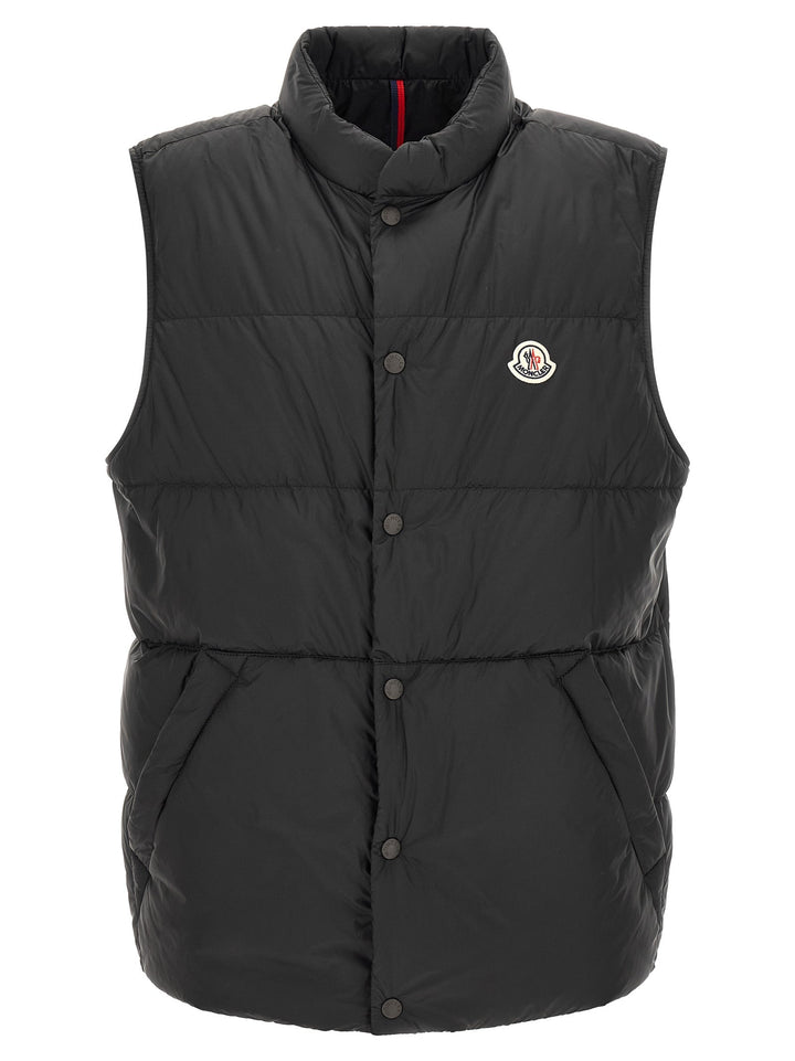 Men’s Moncler Black Polyamide Sleeveless Jacket