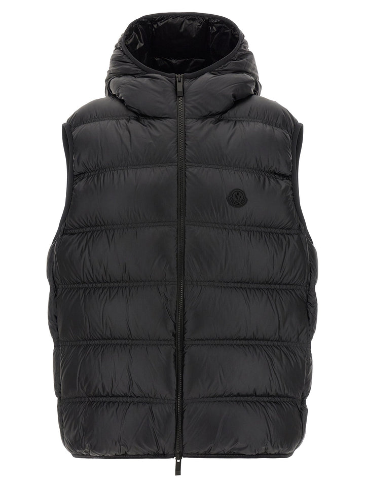 Men’s Moncler Black Polyamide Sleeveless Jacket