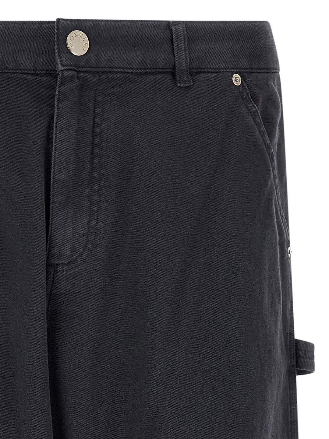 Men’s Moncler Blue Cotton Cargo Pants