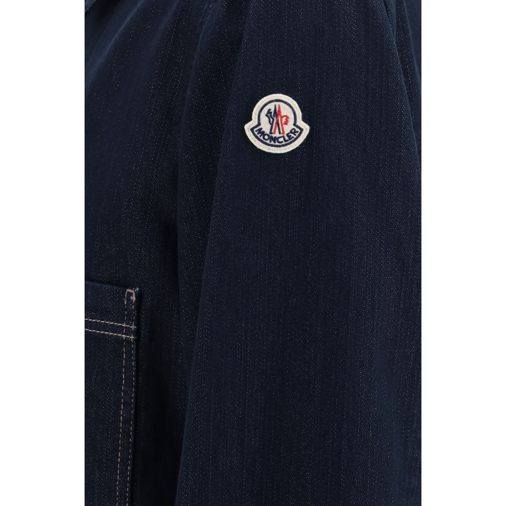 Men’s Moncler Blue Cotton Denim Jacket