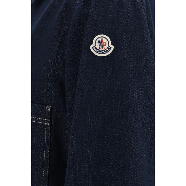 Men’s Moncler Blue Cotton Denim Jacket