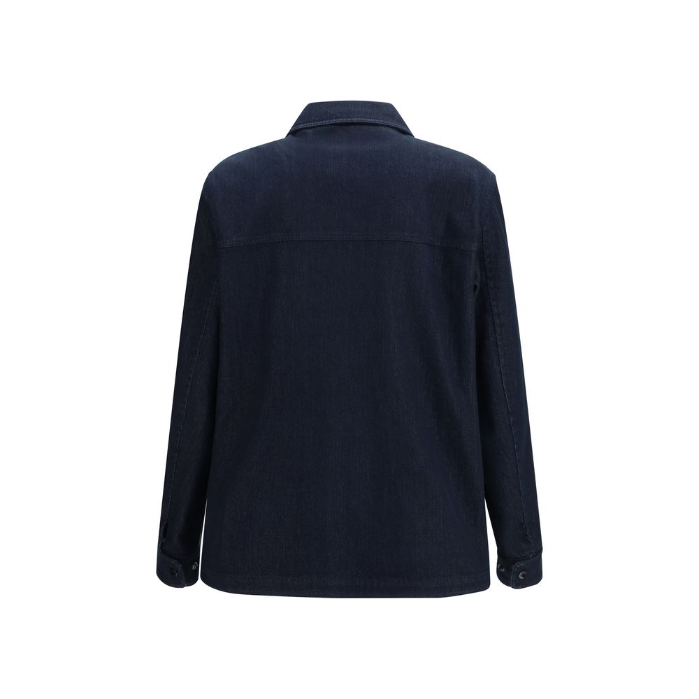 Men’s Moncler Blue Cotton Denim Jacket