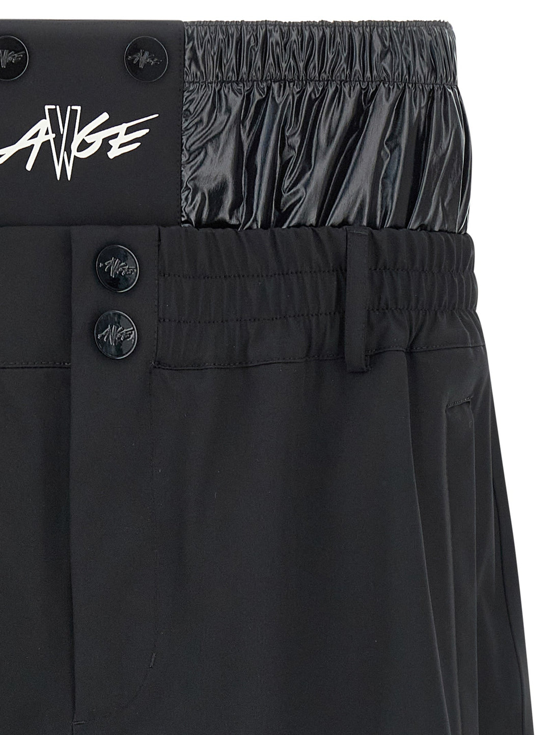 Men’s Moncler Genius Black Polyamide Bermuda Shorts