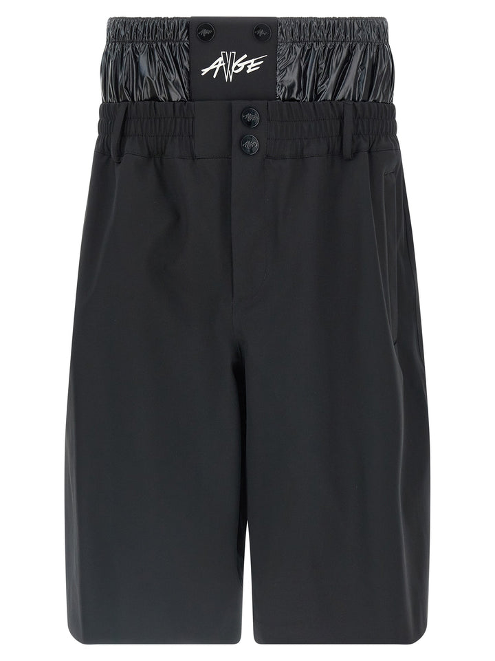 Men’s Moncler Genius Black Polyamide Bermuda Shorts