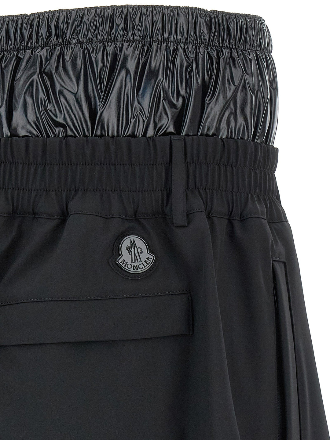 Men’s Moncler Genius Black Polyamide Bermuda Shorts
