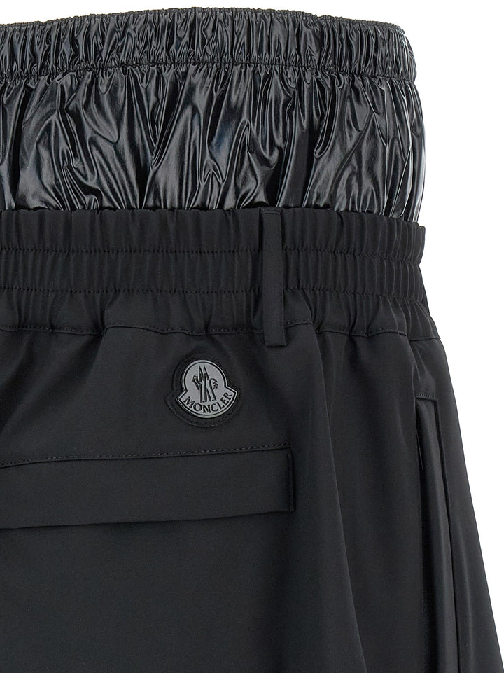 Men’s Moncler Genius Black Polyamide Bermuda Shorts