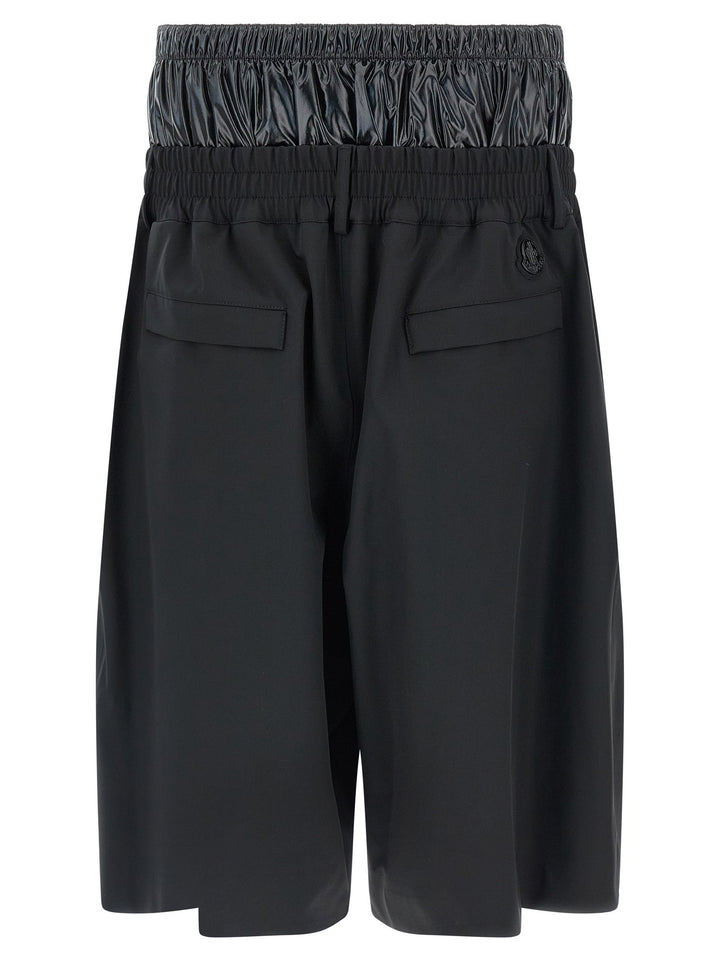 Men’s Moncler Genius Black Polyamide Bermuda Shorts