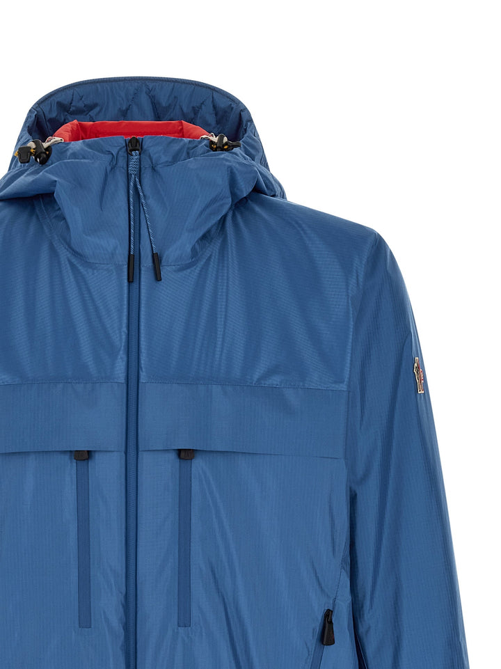 Men’s Moncler Grenoble Blue Polyamide Shell Jacket