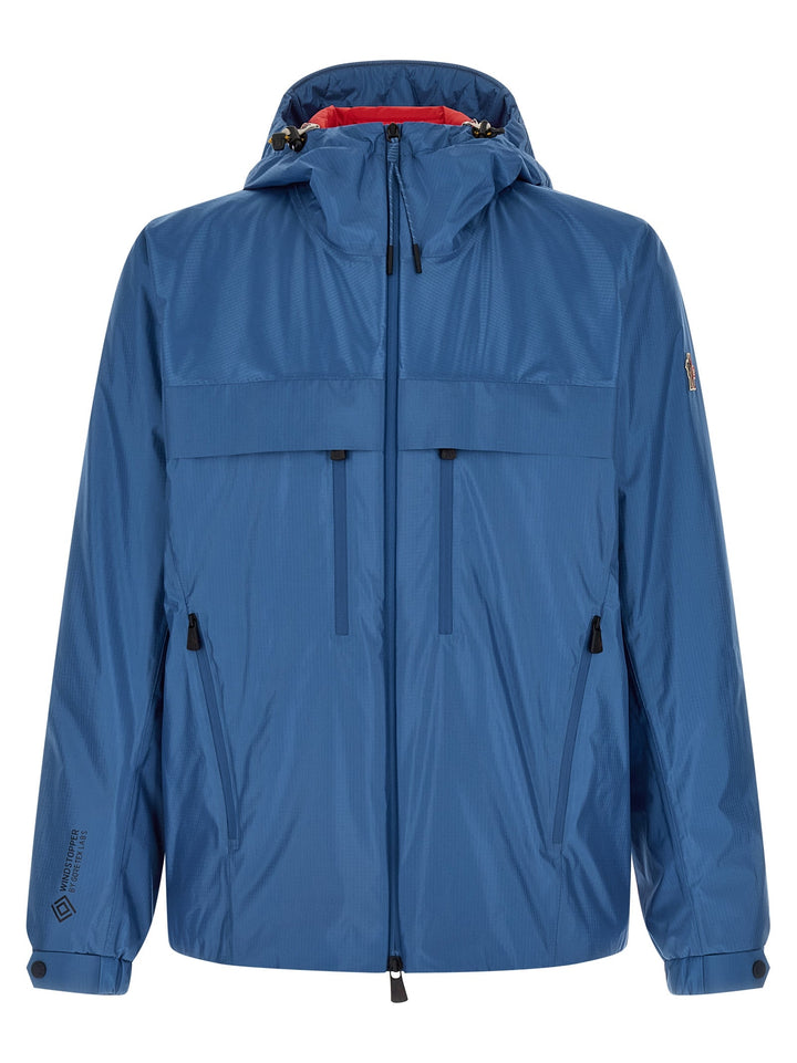 Men’s Moncler Grenoble Blue Polyamide Shell Jacket