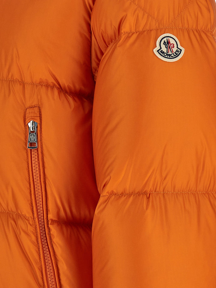 Men’s Moncler Orange Polyamide Full-length Jacket