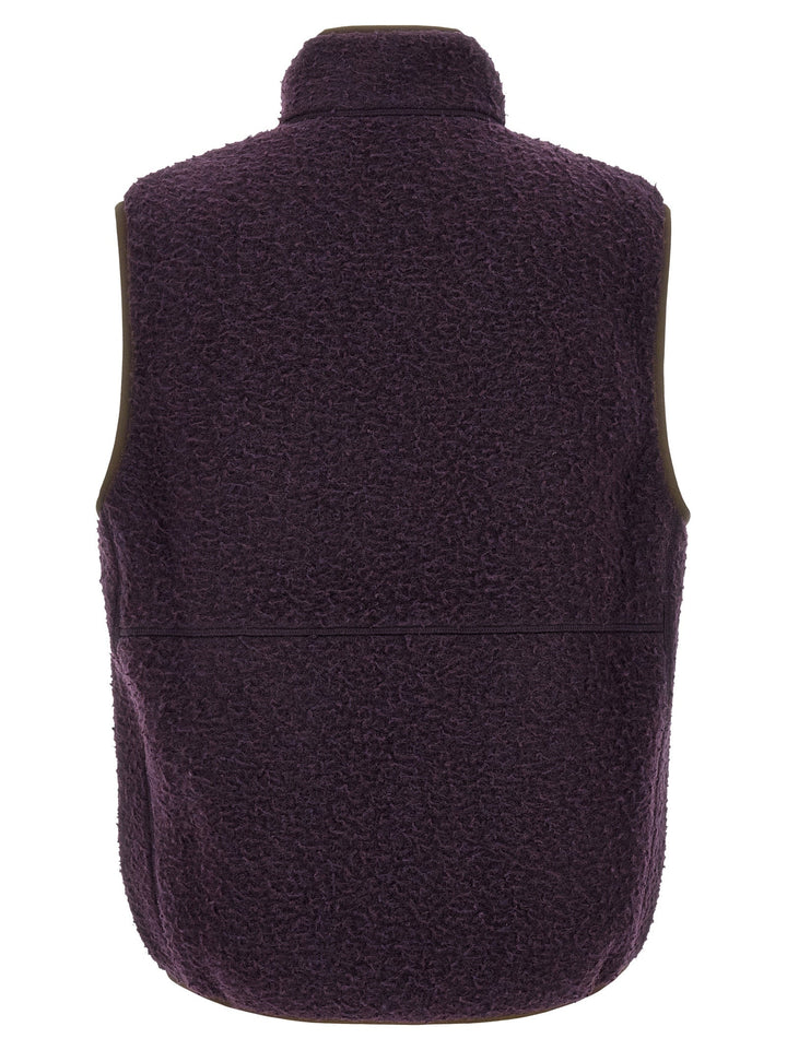 Men’s Moncler Purple Polyester Sleeveless Jacket