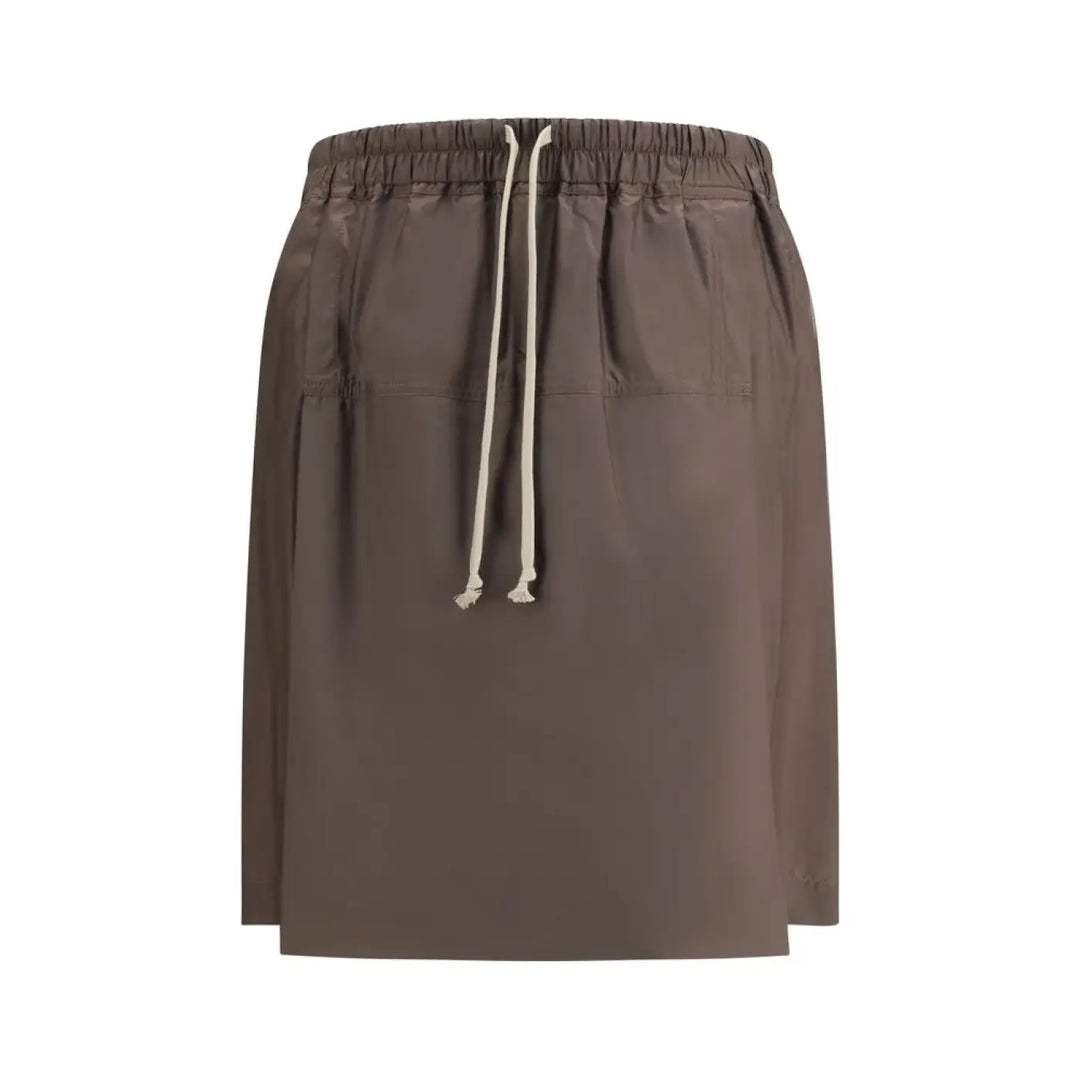 Men’s Moncler x Rick Owens Brown Polyester Bermuda Shorts