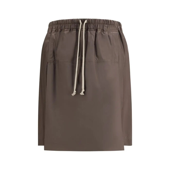 Men’s Moncler x Rick Owens Brown Polyester Bermuda Shorts