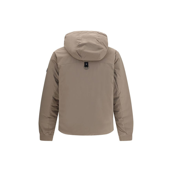 Men’s Moose Knuckles Beige Nylon Full-length Jacket