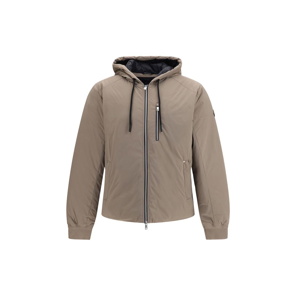 Men’s Moose Knuckles Beige Nylon Full-length Jacket