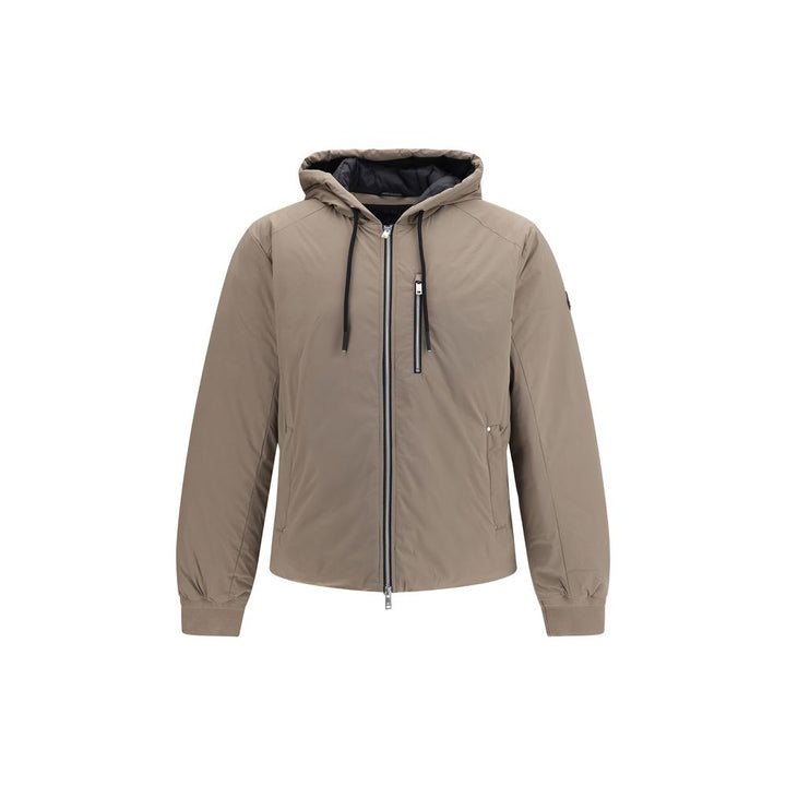 Men’s Moose Knuckles Beige Nylon Full-length Jacket