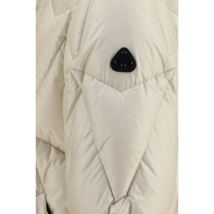 Men’s Moose Knuckles Beige Nylon Full-length Jacket