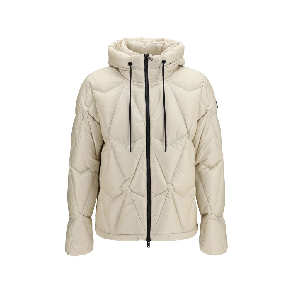 Men’s Moose Knuckles Beige Nylon Full-length Jacket