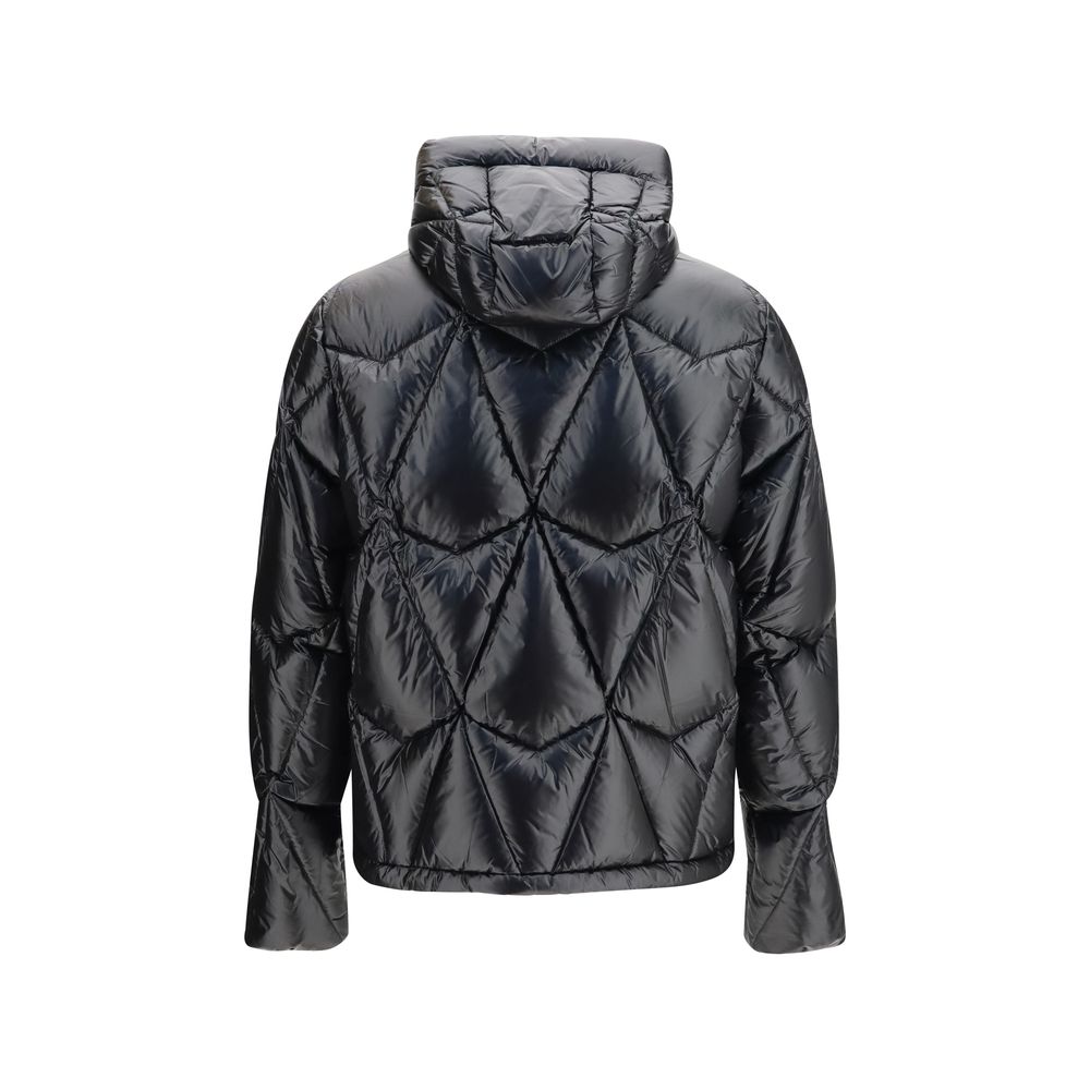 Men’s Moose Knuckles Black Nylon Shell Jacket