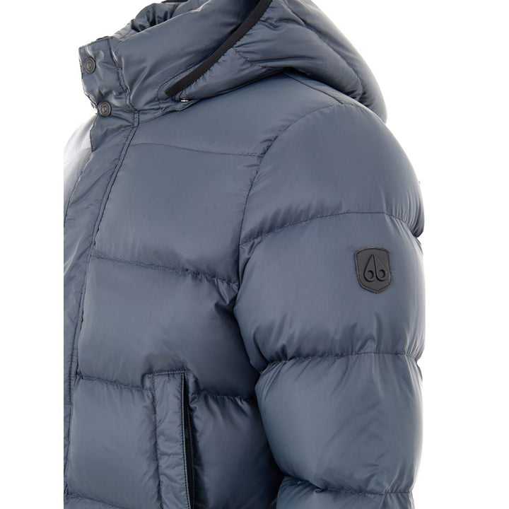 Men’s Moose Knuckles Gray Nylon Coat