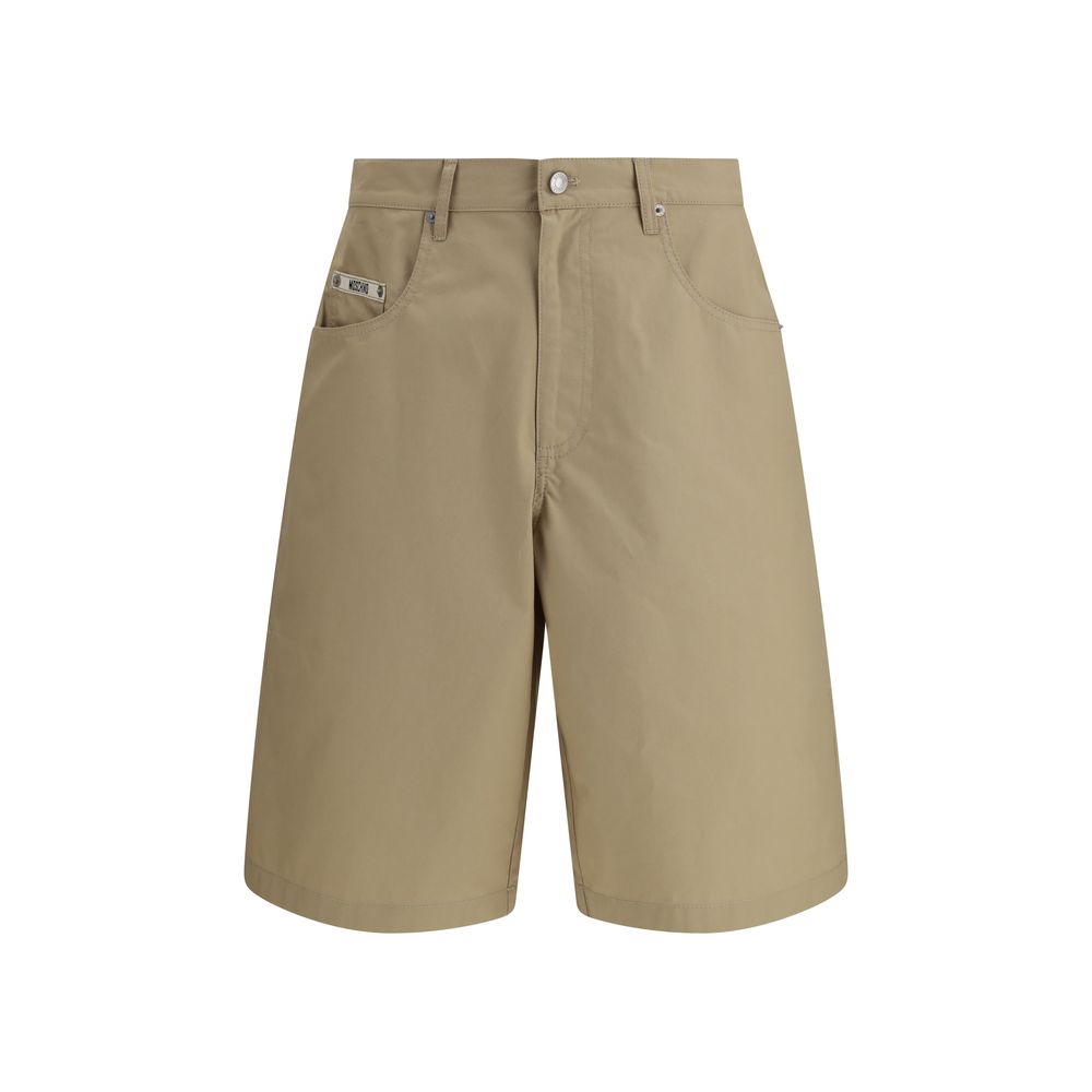 Men’s Moschino Beige Cotton Bermuda Shorts