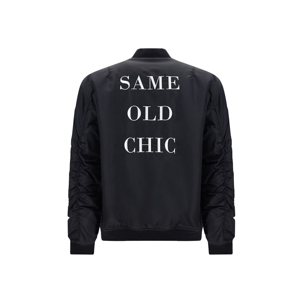 Men’s Moschino Black Polyamide Bomber