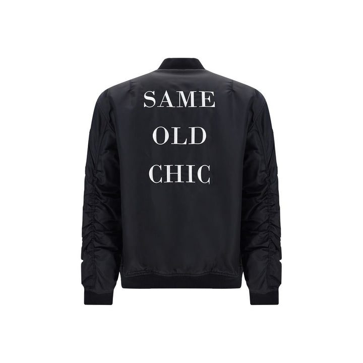 Men’s Moschino Black Polyamide Bomber
