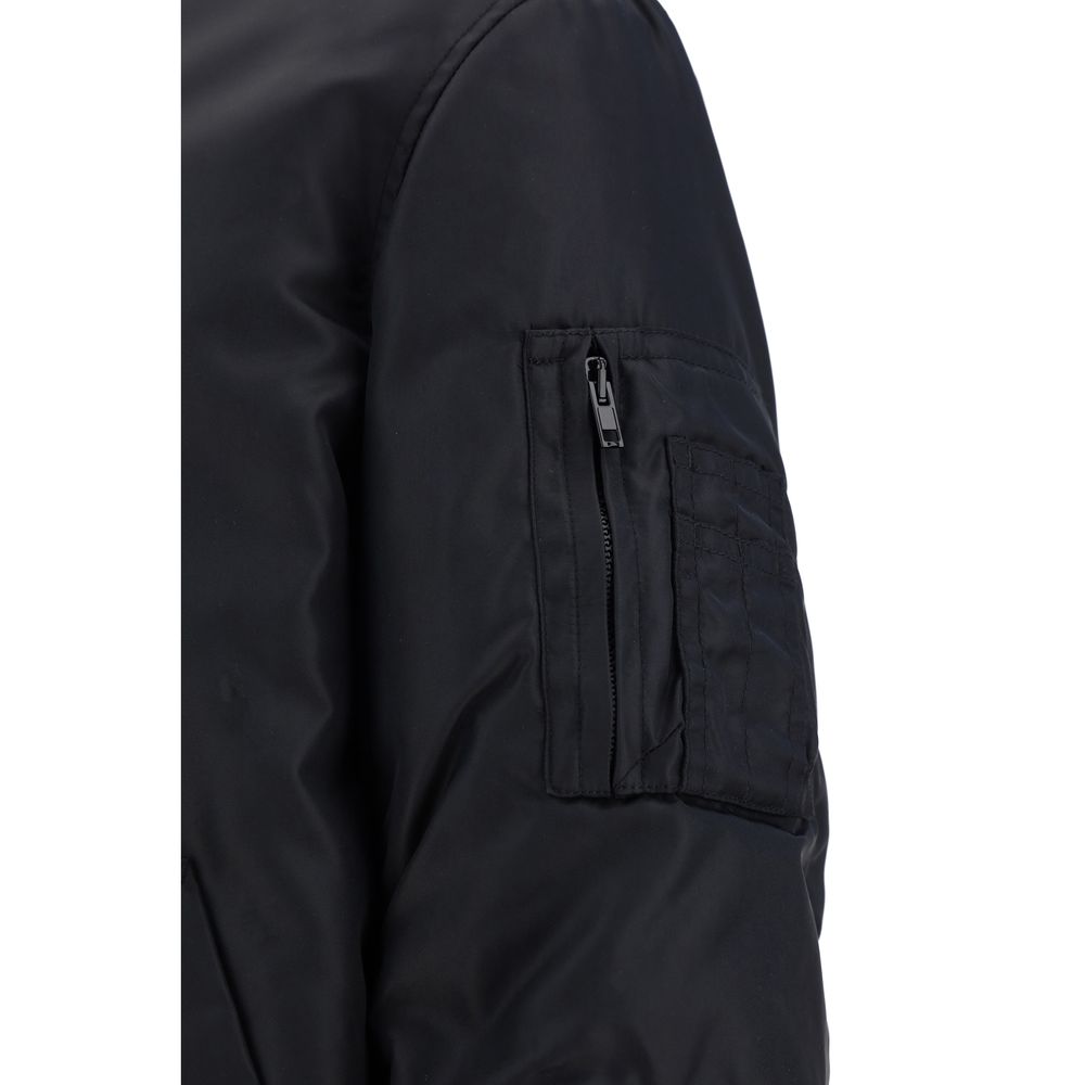 Men’s Moschino Black Polyamide Bomber