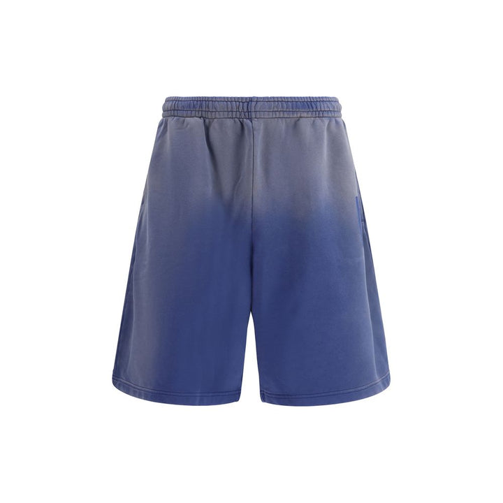 Men’s Moschino Blue Cotton Bermuda Shorts