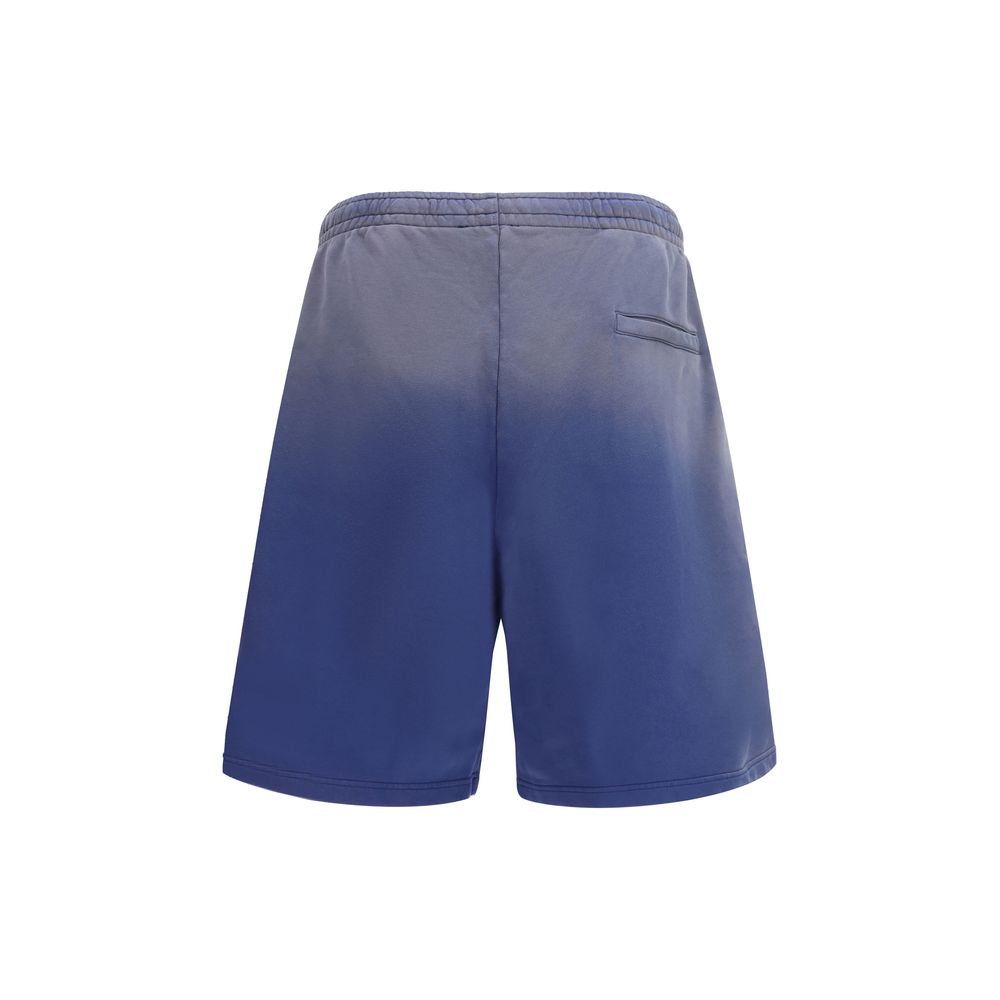Men’s Moschino Blue Cotton Bermuda Shorts