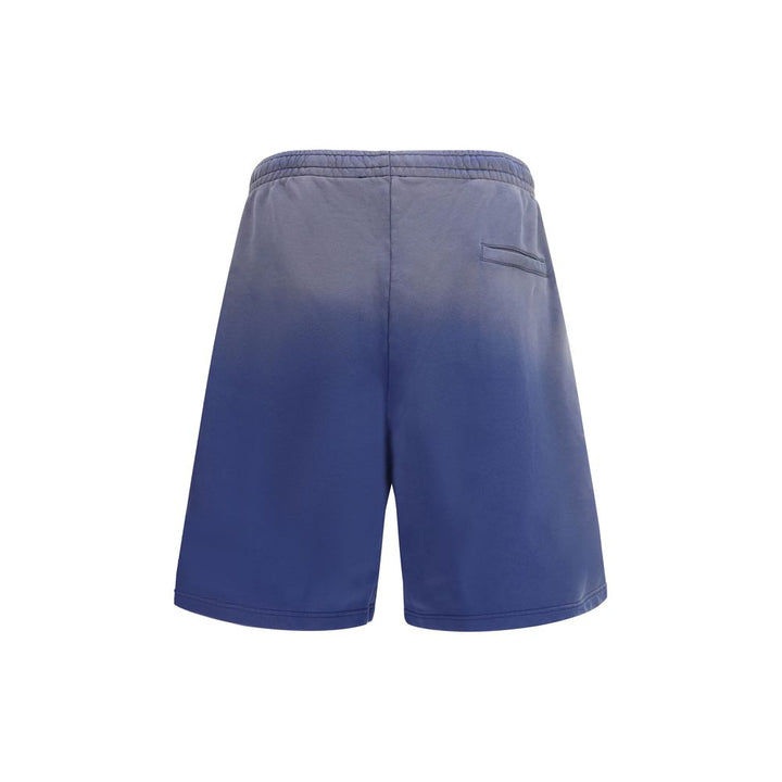 Men’s Moschino Blue Cotton Bermuda Shorts