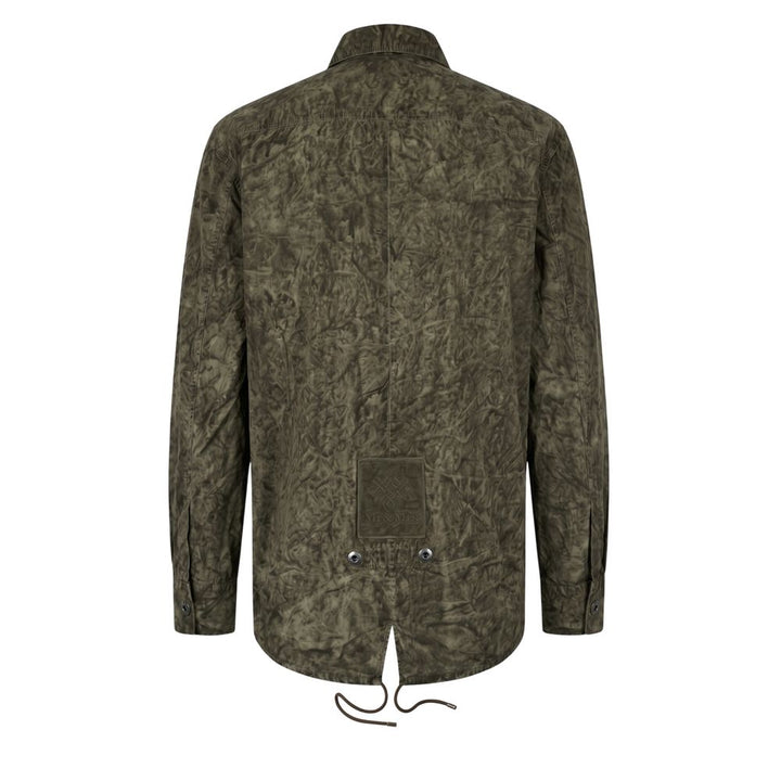 Mr&amp;mrs Italy Green Viscose Men’s Shirt